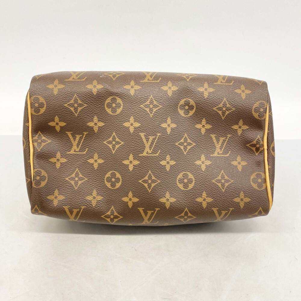 LOUIS VUITTON Authentic Brown Monogram Speedy 25 Bag - Picture 3 of 11